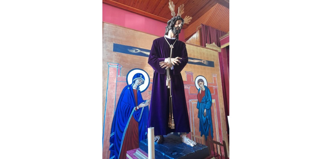 Túnica morada de Ntro. Padre Jesús en su Soberano Poder (Jerez de la Fra.)